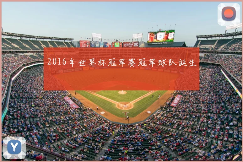 2016年世界杯冠军赛冠军球队诞生