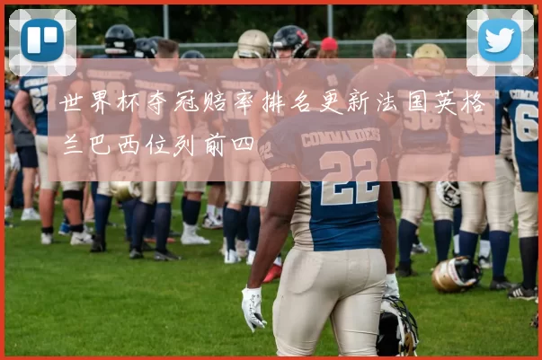 世界杯夺冠赔率排名更新法国英格兰巴西位列前四