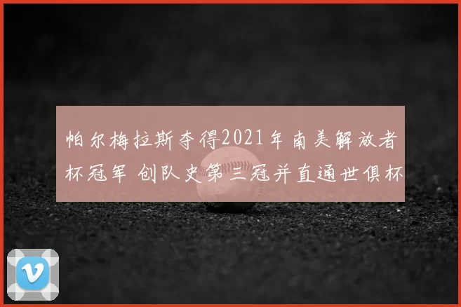 帕尔梅拉斯夺得2021年南美解放者杯冠军 创队史第三冠并直通世俱杯